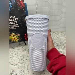 Starbucks Spring 2024 White Studded Bling Cold Cup. NWT. Unreleased! Mint inside
